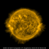 GOES-16 SUVI Primary 171 image of the Sun