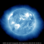 GOES-16 SUVI Primary 284 image of the sun