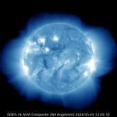 GOES-16 SUVI Primary 284 image of the sun